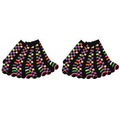 Tipi Toe Women's Neon Stripe and Buffalo Knee-High Socks